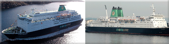 Fjord Line ferries MS Jupiter and MS Fjord Norway