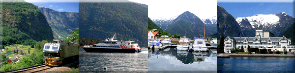 Norway fjord scenes