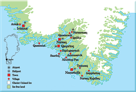 Semi escorted tour to South Greenland